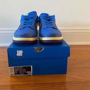 Nike Dunk Low SP Undefeated Signal Blue White Night Purple